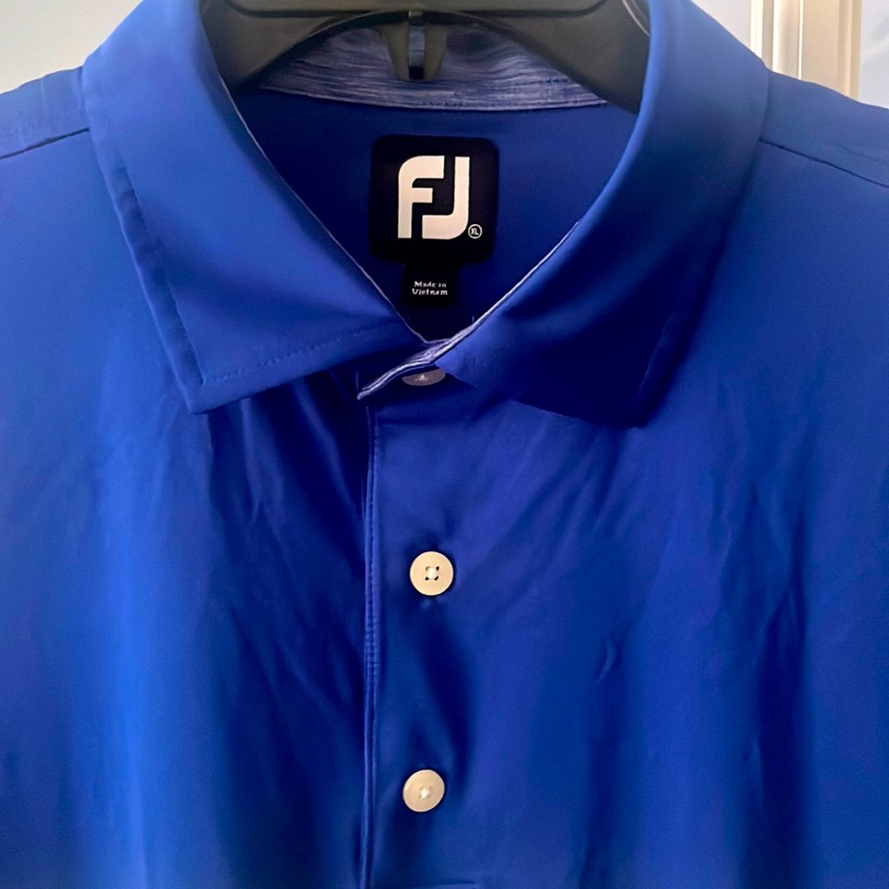 Mens XL Footjoy Golf Polo Shirt EUC